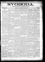 Newspaper: Svoboda. (La Grange, Tex.), Vol. 13, No. 6, Ed. 1 Thursday, February …
