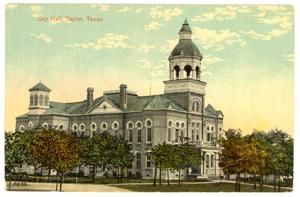 Primary view of object titled 'City Hall, Taylor, Texas'.