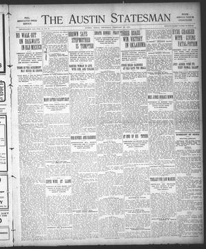 Primary view of object titled 'The Austin Statesman (Austin, Tex.), Vol. 41, No. 41, Ed. 1 Thursday, February 10, 1910'.