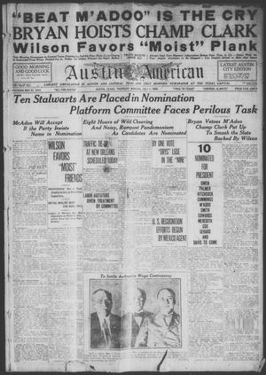 Primary view of object titled 'Austin American (Austin, Tex.), Ed. 1 Thursday, July 1, 1920'.