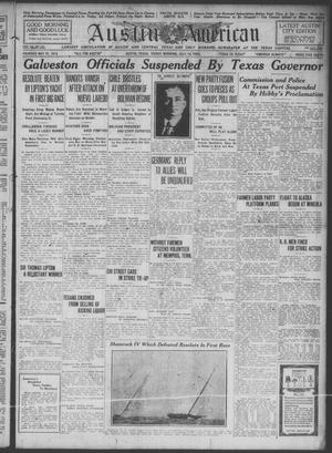 Primary view of object titled 'Austin American (Austin, Tex.), Ed. 1 Friday, July 16, 1920'.