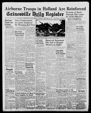 Primary view of object titled 'Gainesville Daily Register and Messenger (Gainesville, Tex.), Vol. 55, No. 17, Ed. 1 Monday, September 18, 1944'.