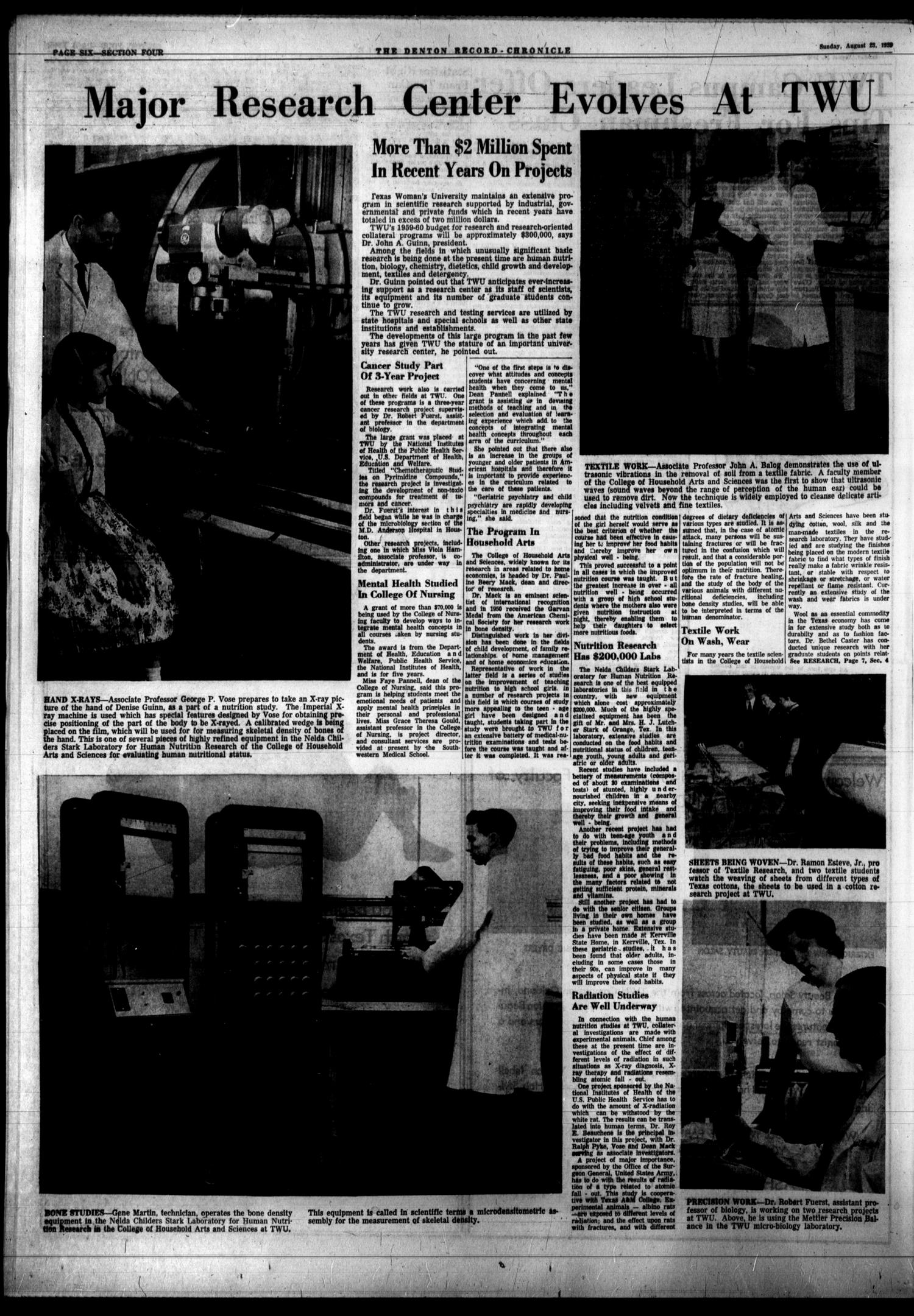 Denton Record-Chronicle (Denton, Tex.), Vol. 57, No. 17, Ed. 1 Sunday, August 23, 1959
                                                
                                                    [Sequence #]: 50 of 99
                                                