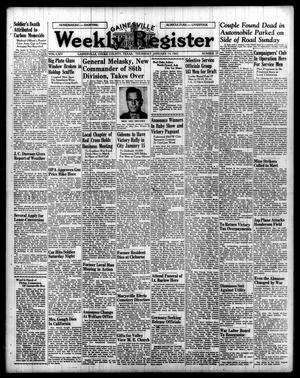 Primary view of object titled 'Gainesville Weekly Register (Gainesville, Tex.), Vol. 64, No. 27, Ed. 1 Thursday, January 14, 1943'.