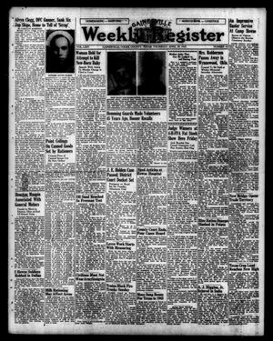 Primary view of object titled 'Gainesville Weekly Register (Gainesville, Tex.), Vol. 64, No. 42, Ed. 1 Thursday, April 29, 1943'.