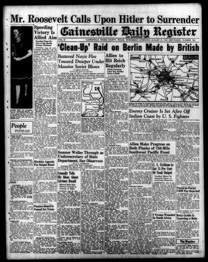 Primary view of object titled 'Gainesville Daily Register and Messenger (Gainesville, Tex.), Vol. 53, No. 306, Ed. 1 Wednesday, August 25, 1943'.