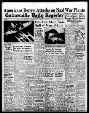 Primary view of object titled 'Gainesville Daily Register and Messenger (Gainesville, Tex.), Vol. 54, No. 193, Ed. 1 Tuesday, April 11, 1944'.
