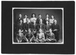 Primary view of object titled '[Photograph of the 1908 Freshman Class]'.