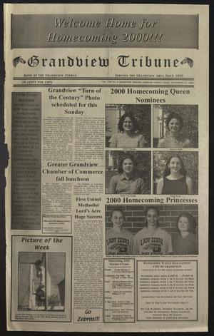 Primary view of object titled 'Grandview Tribune (Grandview, Tex.), Vol. 106, No. 6, Ed. 1 Friday, September 22, 2000'.