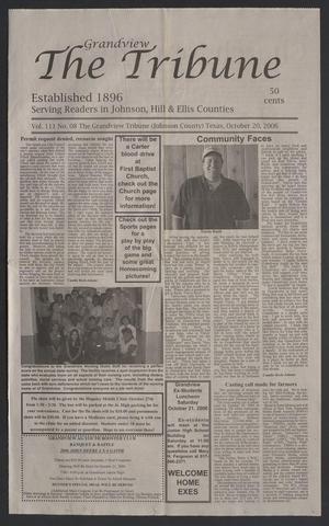 Primary view of object titled 'The Grandview Tribune (Grandview, Tex.), Vol. 111, No. 8, Ed. 1 Friday, October 20, 2006'.