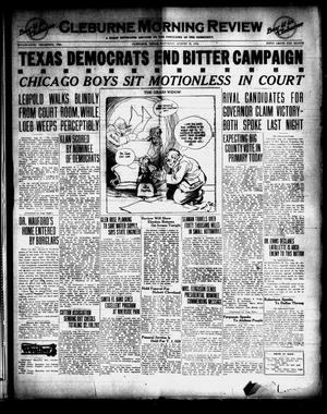 Primary view of object titled 'Cleburne Morning Review (Cleburne, Tex.), Ed. 1 Saturday, August 23, 1924'.