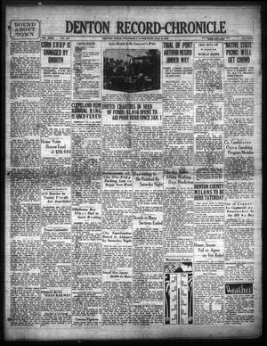 Primary view of Denton Record-Chronicle (Denton, Tex.), Vol. 29, No. 276, Ed. 1 Wednesday, July 2, 1930