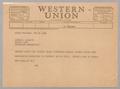Letter: [Telegram from Isaac H. Kempner to Sidney J. Jackson, October 25, 194…