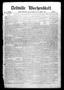 Newspaper: Bellville Wochenblatt. (Bellville, Tex.), Vol. 2, No. 8, Ed. 1 Thursd…