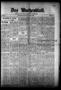 Thumbnail image of item number 1 in: 'Das Wochenblatt. (Austin, Tex.), Vol. 7, No. 35, Ed. 1 Wednesday, March 29, 1916'.