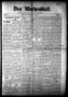 Newspaper: Das Wochenblatt. (Austin, Tex.), Vol. 7, No. 36, Ed. 1 Wednesday, Apr…