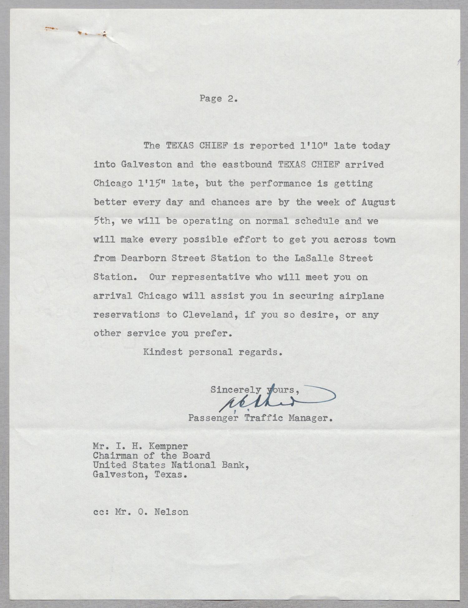 [Letter from A. C. Ater to Mr. Kempner, July 30, 1951]
                                                
                                                    [Sequence #]: 3 of 4
                                                