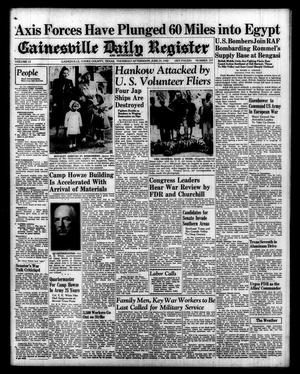 Primary view of object titled 'Gainesville Daily Register and Messenger (Gainesville, Tex.), Vol. 52, No. 257, Ed. 1 Thursday, June 25, 1942'.