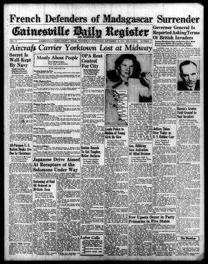 Primary view of Gainesville Daily Register and Messenger (Gainesville, Tex.), Vol. 53, No. 15, Ed. 1 Wednesday, September 16, 1942