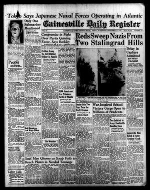 Primary view of object titled 'Gainesville Daily Register and Messenger (Gainesville, Tex.), Vol. 53, No. 23, Ed. 1 Friday, September 25, 1942'.