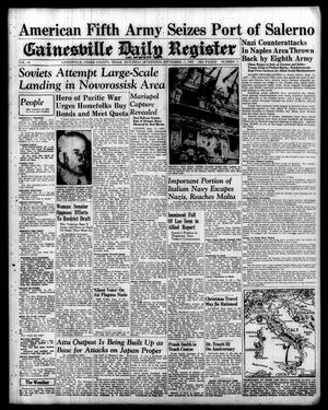 Primary view of object titled 'Gainesville Daily Register and Messenger (Gainesville, Tex.), Vol. 54, No. 11, Ed. 1 Saturday, September 11, 1943'.