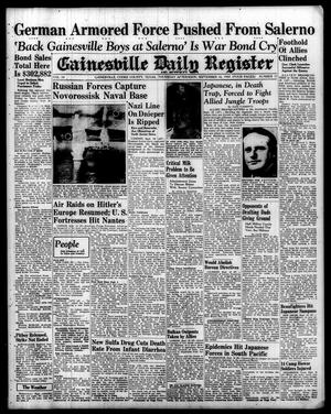 Primary view of object titled 'Gainesville Daily Register and Messenger (Gainesville, Tex.), Vol. 54, No. 15, Ed. 1 Thursday, September 16, 1943'.