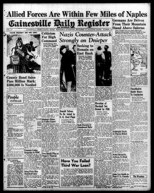 Primary view of Gainesville Daily Register and Messenger (Gainesville, Tex.), Vol. 54, No. 26, Ed. 1 Wednesday, September 29, 1943
