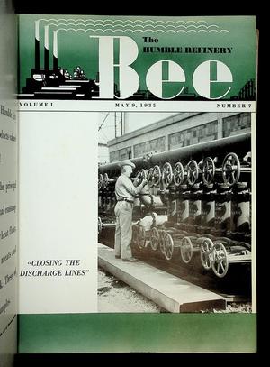 Primary view of object titled 'The Humble Refinery Bee (Houston, Tex.), Vol. 01, No. 07, Ed. 1 Thursday, May 9, 1935'.