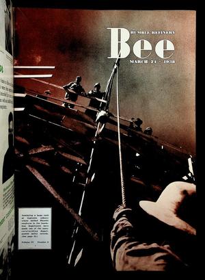 Primary view of object titled 'The Humble Refinery Bee (Houston, Tex.), Vol. 04, No. 06, Ed. 1 Thursday, March 24, 1938'.