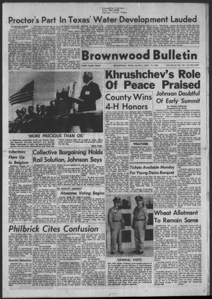 Primary view of object titled 'Brownwood Bulletin (Brownwood, Tex.), Vol. 64, No. 155, Ed. 1 Sunday, April 12, 1964'.