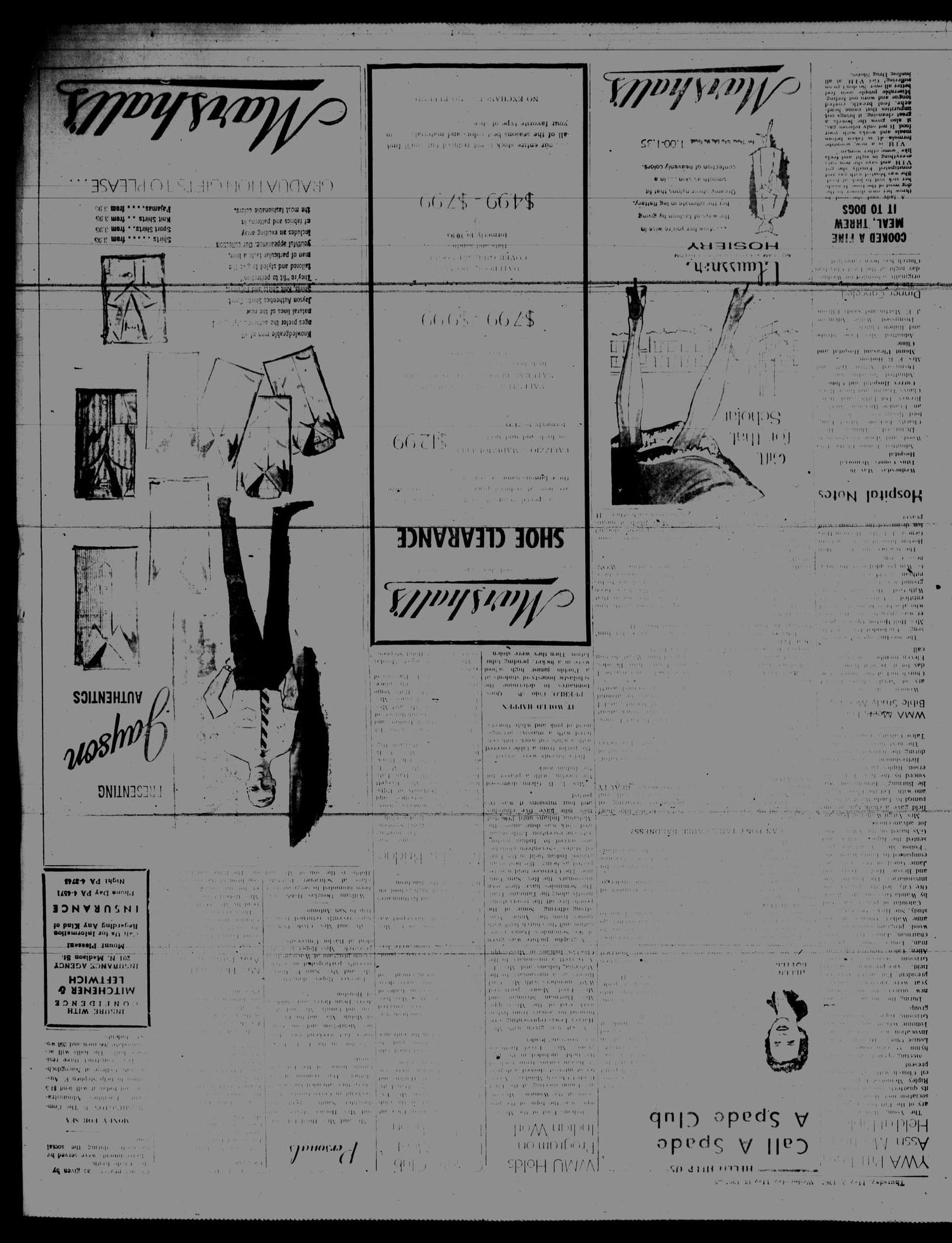Mt. Pleasant Daily Times (Mount Pleasant, Tex.), Vol. 43, No. 48, Ed. 1 Wednesday, May 16, 1962
                                                
                                                    [Sequence #]: 3 of 6
                                                