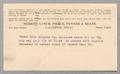 Primary view of [Postal Card from Merrill Lynch, Pierce Fenner & Beane, November 15, 1951]