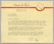 Thumbnail image of item number 1 in: '[Letter from Pittman & Davis to Isaac H. Kempner, October 26, 1951]'.