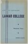 Primary view of Catalog of Lamar College, 1950-1951