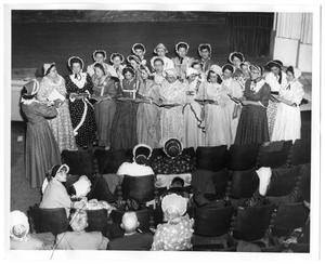 Primary view of object titled '[ABC Belles singing]'.