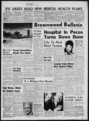 Primary view of Brownwood Bulletin (Brownwood, Tex.), Vol. 63, No. 97, Ed. 1 Tuesday, February 5, 1963