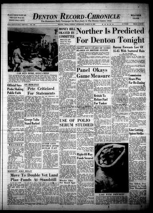 Primary view of object titled 'Denton Record-Chronicle (Denton, Tex.), Vol. 52, No. 192, Ed. 1 Tuesday, March 15, 1955'.