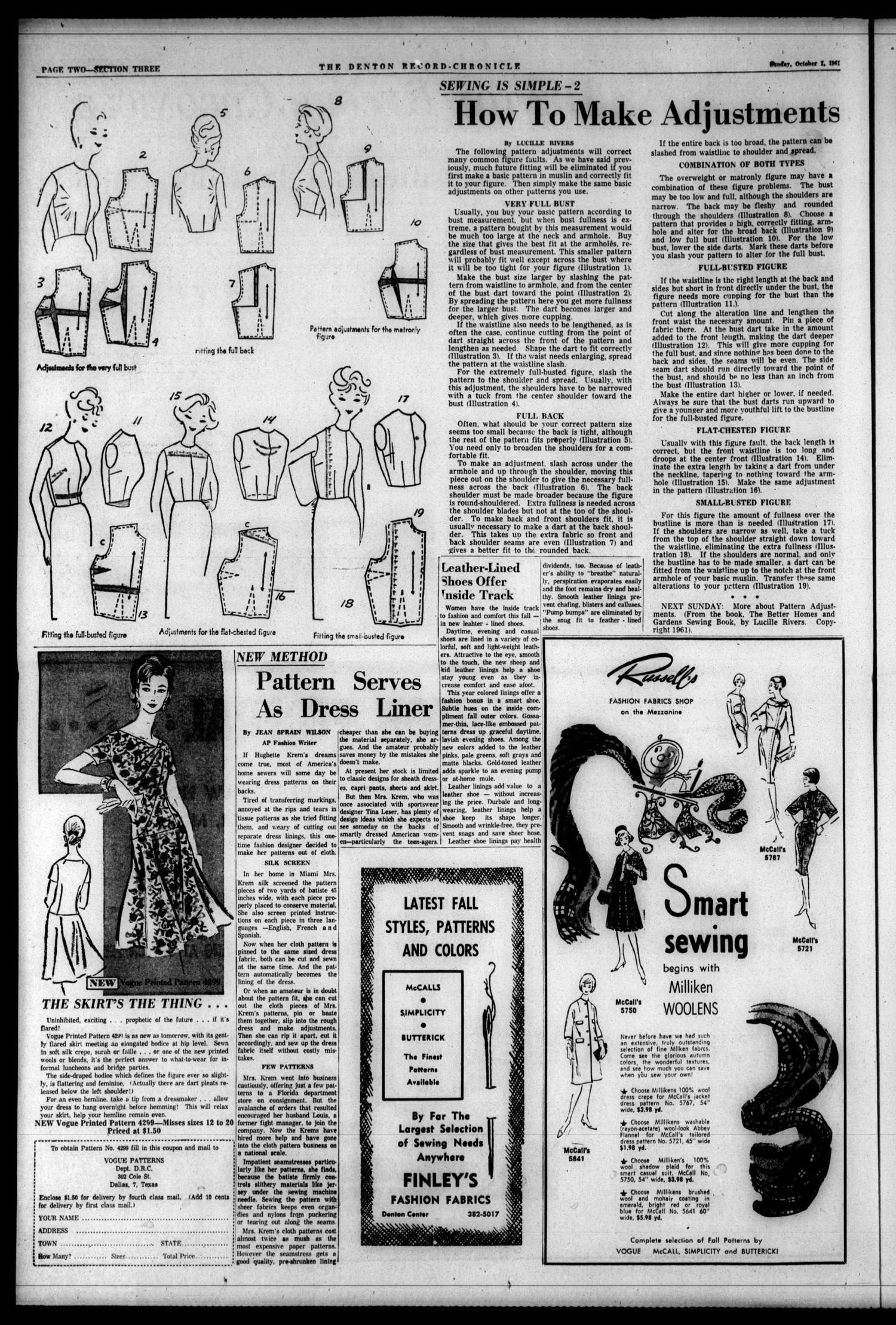 Denton Record-Chronicle (Denton, Tex.), Vol. 59, No. 45, Ed. 1 Sunday, October 1, 1961
                                                
                                                    [Sequence #]: 26 of 48
                                                