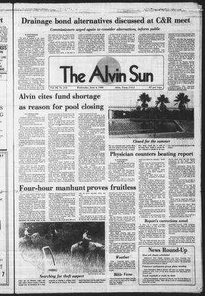 Primary view of object titled 'The Alvin Sun (Alvin, Tex.), Vol. 90, No. 214, Ed. 1 Wednesday, June 4, 1980'.