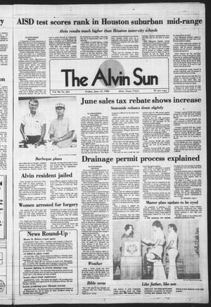 Primary view of object titled 'The Alvin Sun (Alvin, Tex.), Vol. 90, No. 221, Ed. 1 Friday, June 13, 1980'.