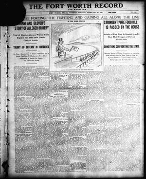 Primary view of The Fort Worth Record and Register (Fort Worth, Tex.), Vol. 9, No. 136, Ed. 1 Tuesday, February 28, 1905