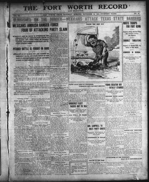 Primary view of object titled 'The Fort Worth Record and Register (Fort Worth, Tex.), Vol. 11, No. 26, Ed. 1 Saturday, November 10, 1906'.