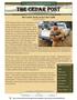 Journal/Magazine/Newsletter: The Cedar Post, Volume 4, Number 1, April 2014