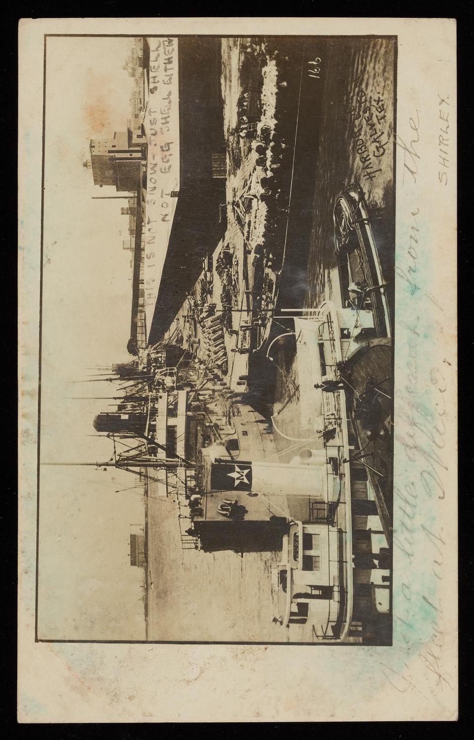 [Postcard of Harbor at Galveston]
                                                
                                                    [Sequence #]: 1 of 2
                                                
