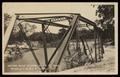 Postcard: [Postcard of Damaged Railroad Bridge]