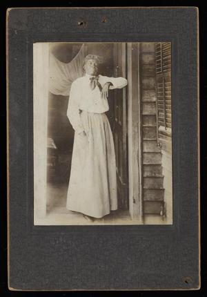 Primary view of object titled '[Portrait of an African American Woman]'.