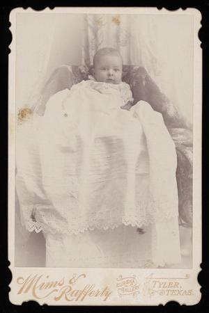 Primary view of object titled '[Portrait of an Infant in a Christening Gown]'.