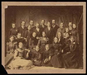 Primary view of object titled '[Portrait of a Large Unknown Group]'.