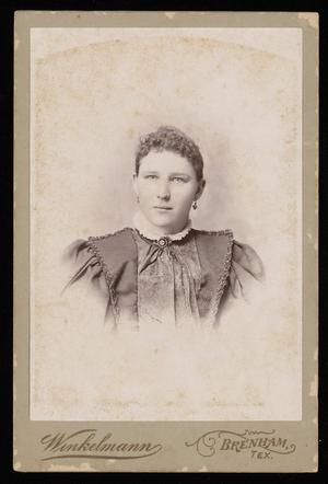 Primary view of object titled '[Portrait of a Woman with a Ruffled Collar]'.
