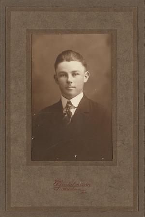 Primary view of object titled '[Portrait of a Young Man with a Patterned Tie]'.